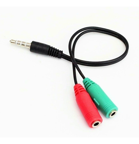 Cable Splitter Adaptador Audio 3,5mm Mic Auricular Ps4 Pc !!