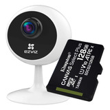 Cámara De Seguridad Ezviz C1c + Memoria Micro Sd 128 Gb