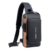 Bolsa Transversal Shoulder Bag Pochete Masculina Anti-furto