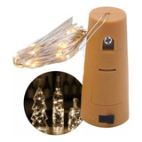 Pack X 10 Luz Alambre Corcho Botella 30 Led 3mts Souvenirs