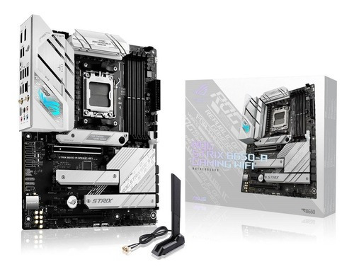 Msi T. Madre Amd Asus Rog Strix B650-a Gaming Wifi Ddr5 Am5 Color Blanca
