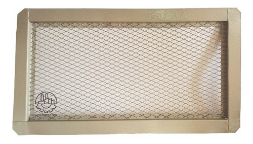 Rejilla De Ventilación De Gas 20 X 40 Cm Metalica