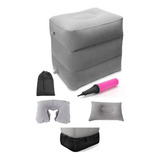 Reposapies Para Avión + Almohada + Bombín + Base + Saco Rp45