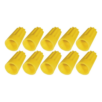 Capuchones Para Cable De Calibre 14 A 12 Surtek® 10 Piezas Color Amarillo | MercadoLibre
