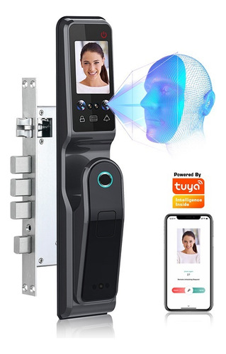 Cerradura De Puerta Inteligente Con Reconocimiento Facial 3d