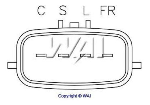 Regulador De Alternador Kia Sedona 4 Pines Iy046 Foto 5