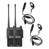 Kit 2 Rádio Comunicador Baofeng Uv9r Plus 15w Resistente+ Nf