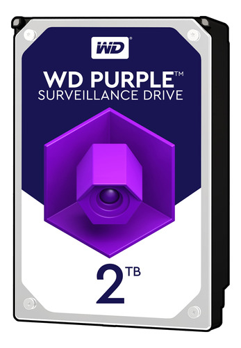 Wd Purple 2tb Vigilancia Disco Duro Drive 5400 Rpm Clase Sat
