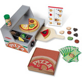Horno Juguete Madera Pizzeria Niños Pizza Cognitivo Melissa
