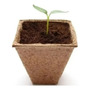 Maceta Biodegradable Cuadrada Almaciguera 4,5x4,5cm X 50 U.