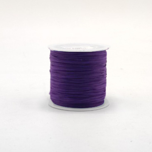 Hilo Chino 0.8mm X 90 Mts Morado Para Bisutería Manillas