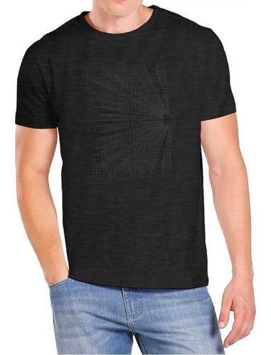 Camiseta Aramis Original Tridimensional Masculino - Preto