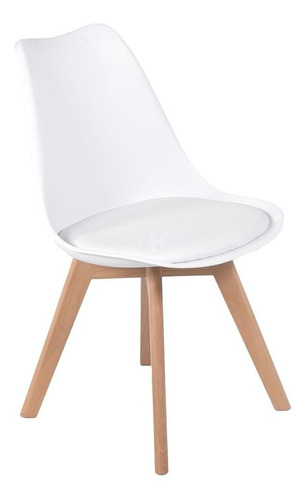 Silla Tulip Eames Blanco De Cocina Moderna X1 Envio Gratis