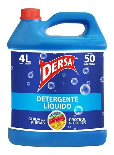 Detergente Liquido Dersa 4000 Ml
