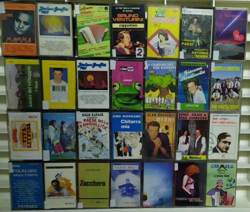 Cassette Musica Italiana Originales V Generos Leer Precio X4