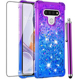 Funda Para LG Stylo 6 LG K71 Stylus Morado/azul Tpu-02