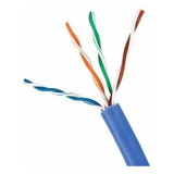 Cabo De Rede Cat 5e 100% Cobre 4 Paresx24 Azul Condutti 100m