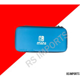 Case Bolsa Bag Estojo Proteção Nintendo Switch Lite Cor Azul