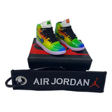 Par Llavero Mini Sneakers Jordan 1/sb Dunk + 2 Correas Air.