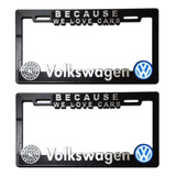 Par Porta Placas De Auto Volkswagen Wolfsburg