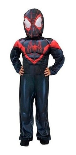 Disfraz Spiderman Miles Morales Musculoso