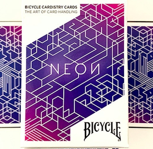 Cartas Bicycle Neon Cardistry Card Baraja Visual Florituras.