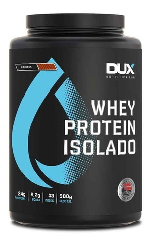 Suplemento Em  Pó Dux Nutrition  Whey Protein Isolado Proteína Sabor  Cookies Em Pote De 900g