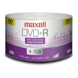 Dvd+r 4,7 Gb, 16x, Disco Grabable De Una Sola Escritura X50