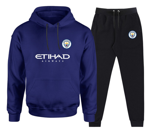 Conjunto Infantil Masculino Manchester City Blusa E Calça