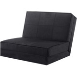 Sofa Cama Plegable Marca Giantex Color Negro