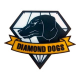 Quadro Metal Gear Solid-diamond Dogs Relevo Decoração Gamer