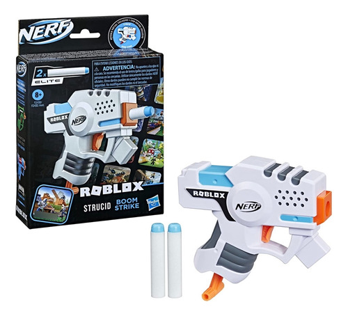 Nerf Roblox Lanzador Pistola Con 2 Dardos Y  Codigo Virtual