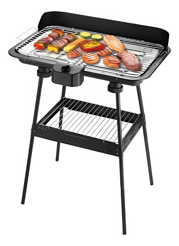 Parrilla Electrica Grill Electrico C Patas Pie Balcon Suzika