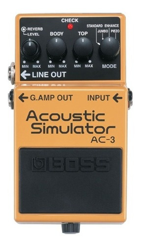 Pedal Boss Ac-3 Simulador De Guitarra Acústica