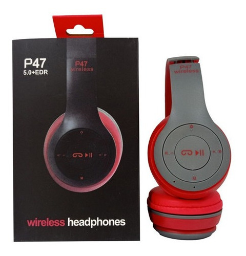 Audífonos P47 Bluetooth Plegables Inalámbricos De Diadema