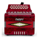 Acordeon Botones Fa Rojo 3012 Century