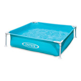 Piscina De Lona Pileta Estructural Intex Mini 122x122x30 Cm