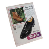 ¬¬ Cartel Letrero Antiguo / Shoes Roblee Zp