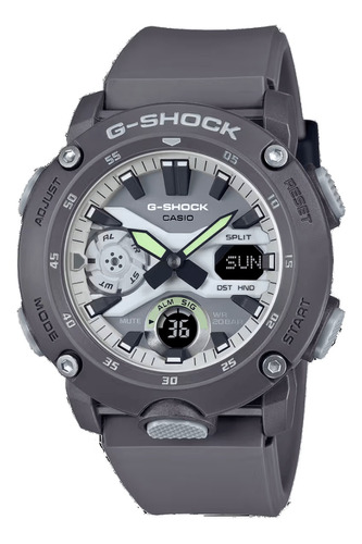 Relógio Casio G-shock Hidden Glow Ga-2000hd-8adr Nf Garantia