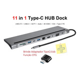 Adaptador Hub Usb Tipoc 11x1 11em1 Mac iPad iPhone Otg Docki