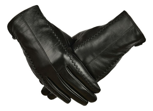 Guantes De Cuero Con Pantalla Táctil, Ropa De Conducción Cál