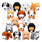 16 Mini Peluches Suaves Para Gatos Y Perros Juguetes Lindo