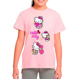 Polera Estampada 100%algodón Niña Hello Kitty Exclusivo001