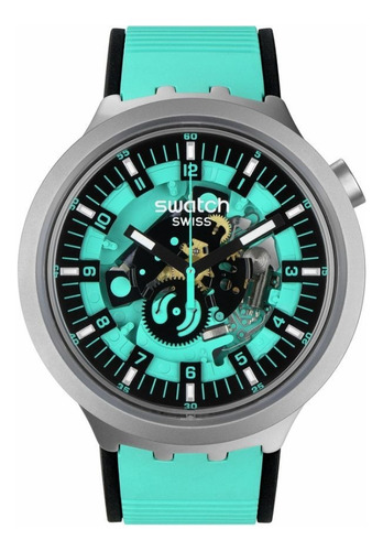 Reloj Swatch Big Bold Irony Mint Trim Sb07s111