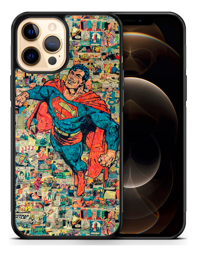 Funda Tpu Motorola Superman Vintage Comic Todos Los Modelos