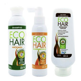 Eco Hair Anticaida Combo Locion + Shampoo + Acondicionador 