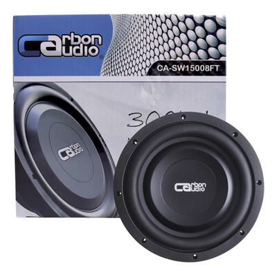 Subwoofer Plano 8 Pulgadas Carbon Audio 300w Serie Ft | Envío gratis
