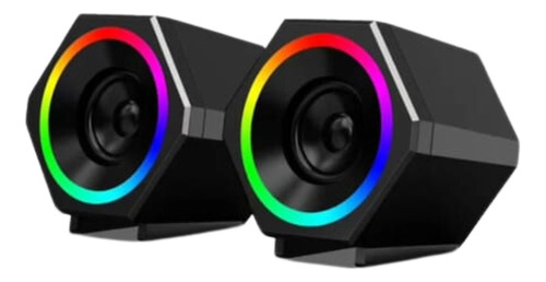 Parlante Para Pc Laptop Gamer Rgb Sonido Envolvente Kisonli