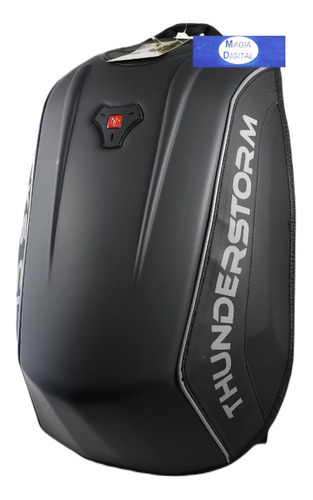 Mochila Rígida Nicks Club Nortu Porta Lap Moto Impermeable Color Negro/nortu1