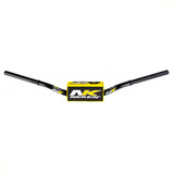 Manubrio Aluminio Motocross Enduro Fat 28.6mm Negro Amarillo